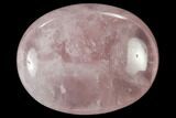 1.8" Polished Rose Quartz Pocket Stone  - Photo 3